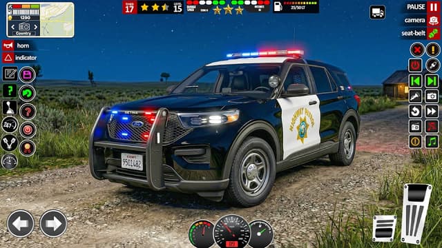 Cop Car 3D- Police Car Driving screenshot 1