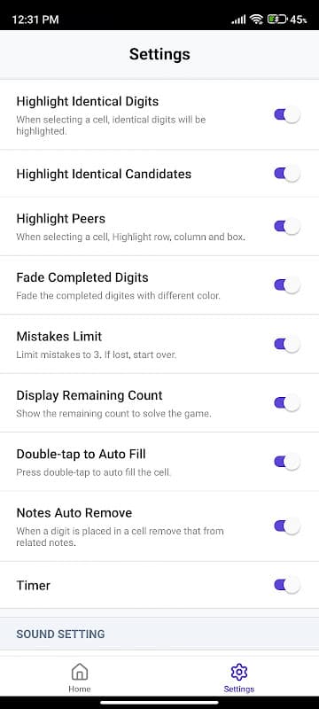 Sudoku - Classic Number Game screenshot 3
