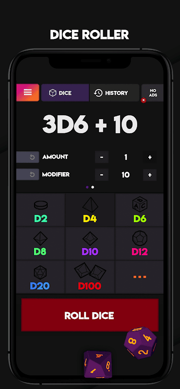 Rolld Virtual Dice screenshot 5