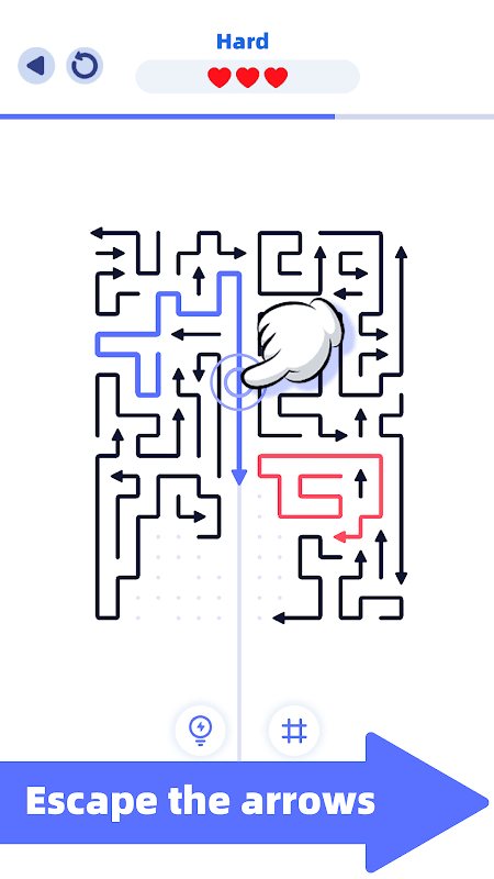 Arrow Puzzle -Escape Maze Game screenshot 1