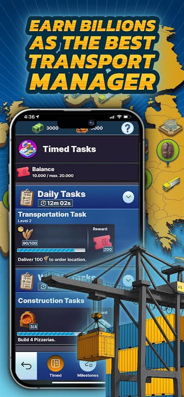 Logistics Empire Truck Manager screenshot 5