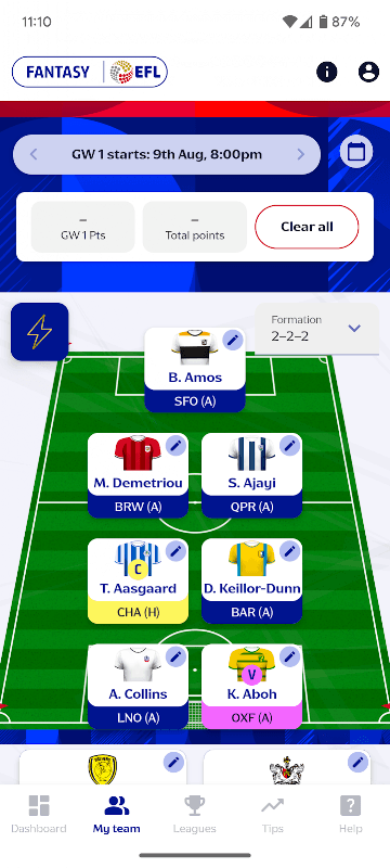 Fantasy EFL Official screenshot 2