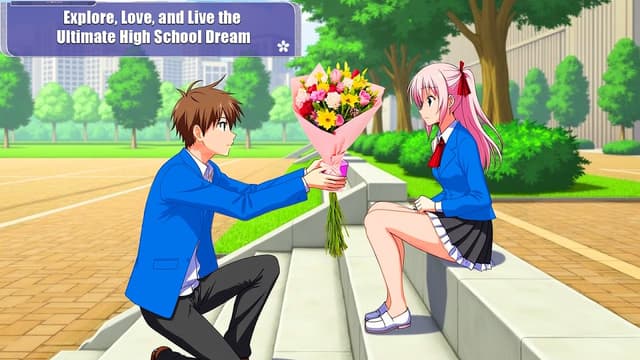 Anime School Sim Love Life 25 screenshot 1