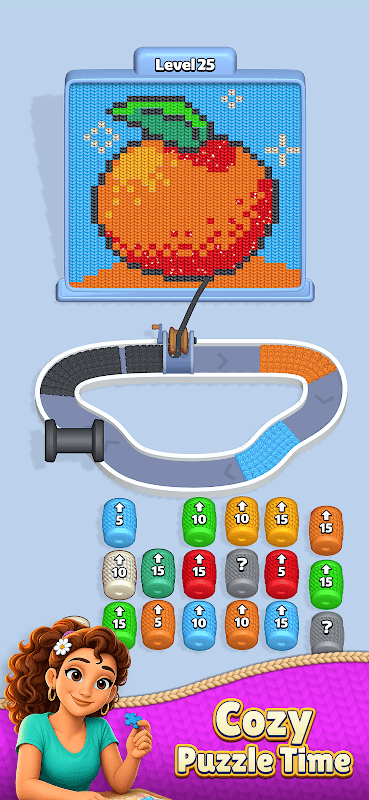 Yarn Canvas: Color Sort screenshot 5