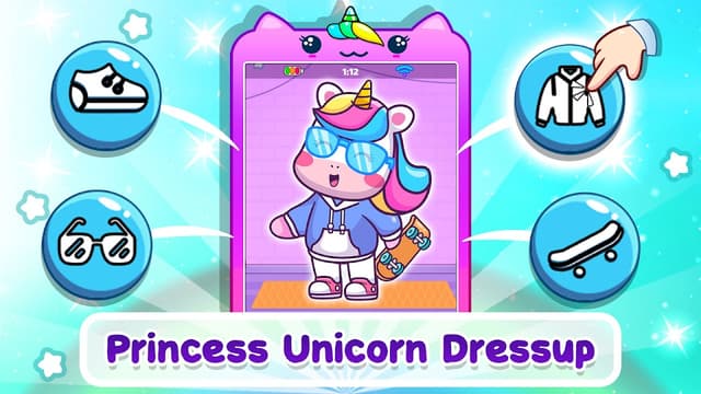 Unicorn phone mobile toy games screenshot 4