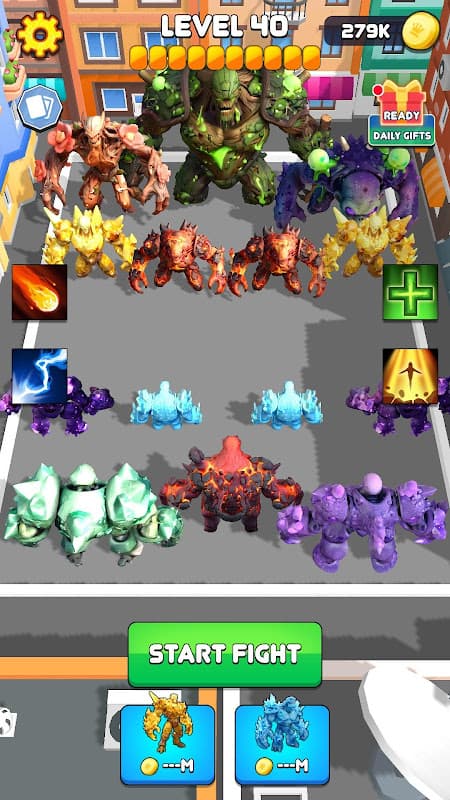 Crystal Zombie Element Battle screenshot 2