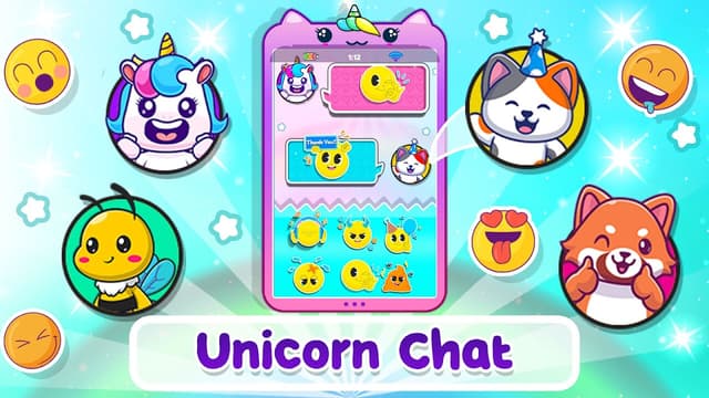 Unicorn phone mobile toy games screenshot 6