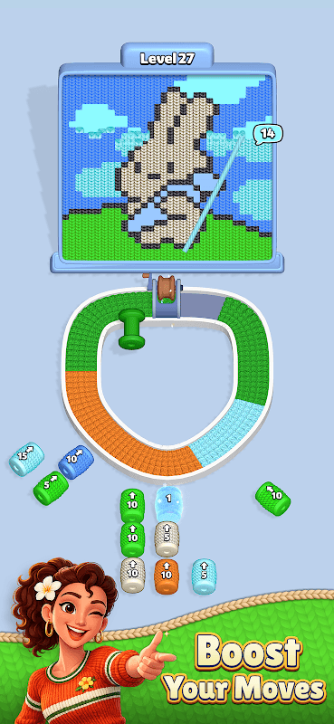 Yarn Canvas: Color Sort screenshot 6
