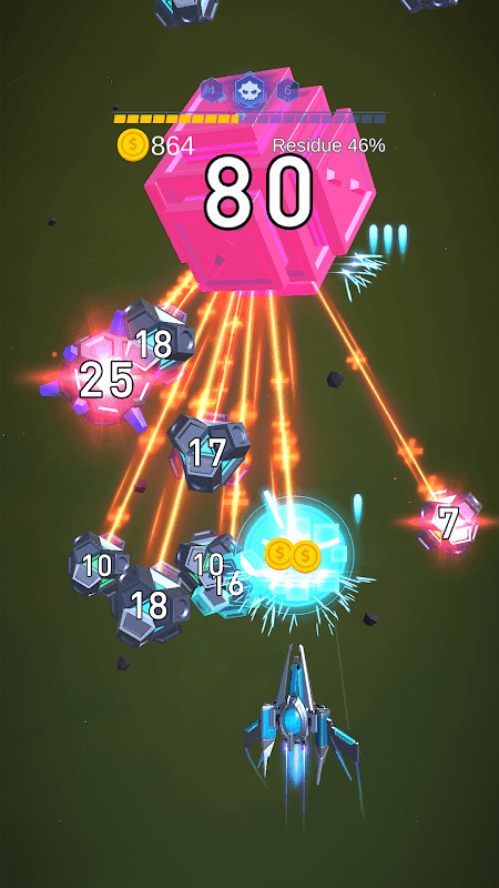 Dust Settle 3D - Galaxy Attack screenshot 3
