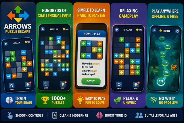 Arrow Out - Brain Puzzle Game screenshot 1
