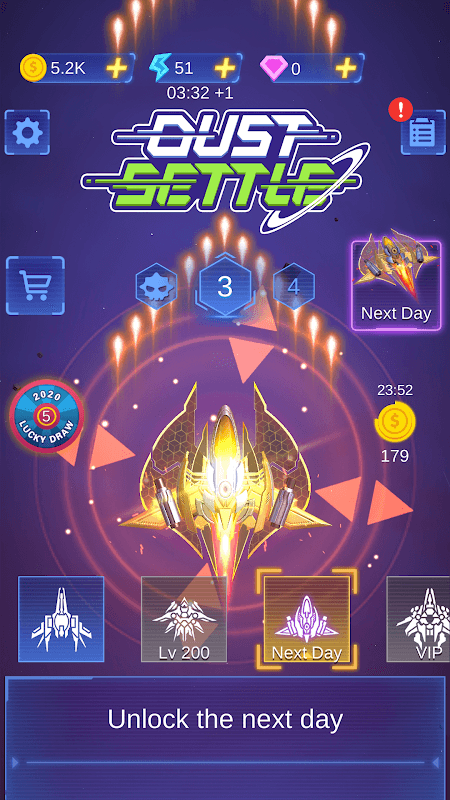 Dust Settle 3D - Galaxy Attack screenshot 4