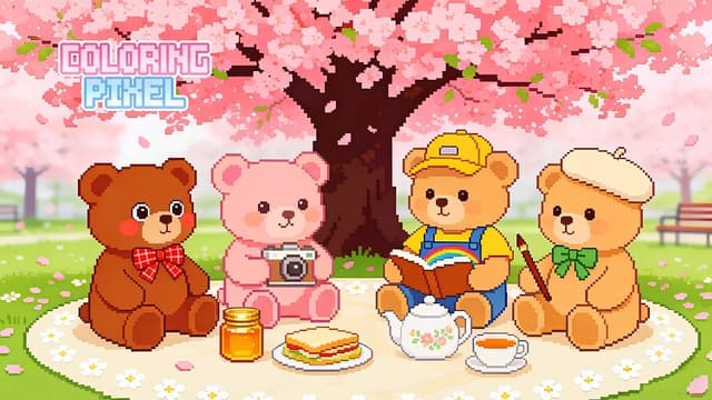 Coloring Pixel: Kids Pixel Art screenshot 6