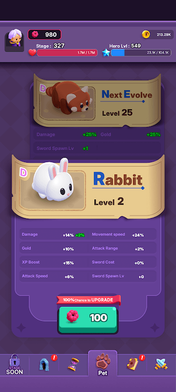 Idle Sword Hero screenshot 4