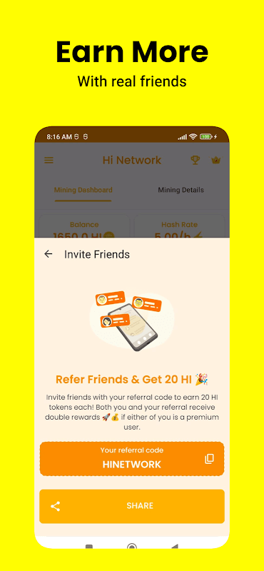 Hi Network screenshot 2