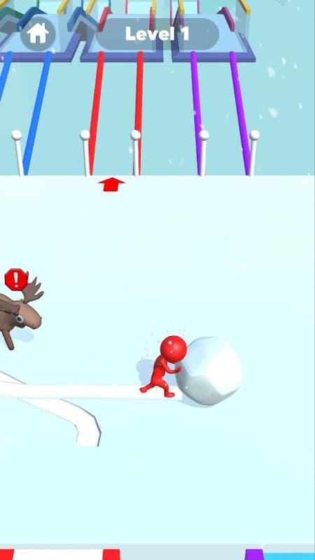 Snow Race 3D: Fun Ball Racing screenshot 6