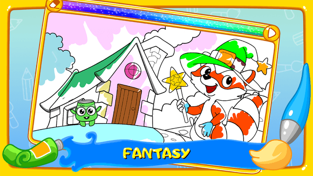 Colouring & drawing kids games screenshot 5