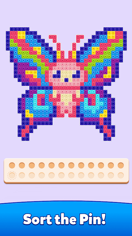 Pin Sort - Color Match Puzzle screenshot 1