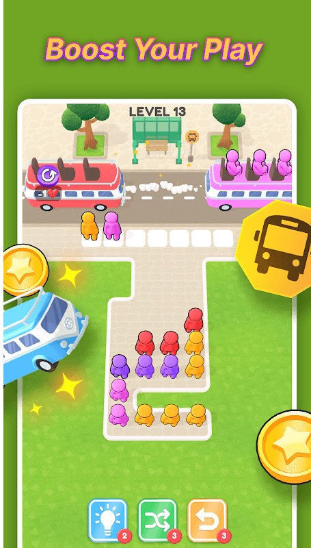 Color Bus Jam Puzzle screenshot 3