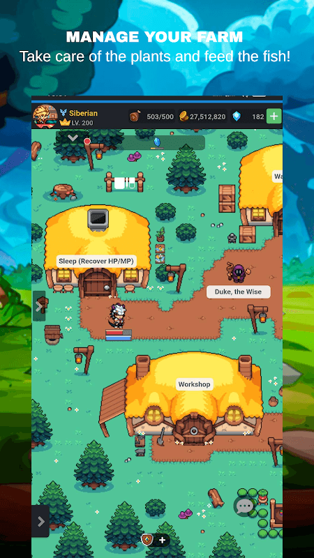 Mana Storia - Pixel MMORPG screenshot 1