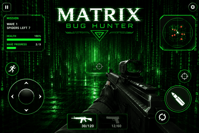 Matrix Bug Hunter FPS screenshot 2