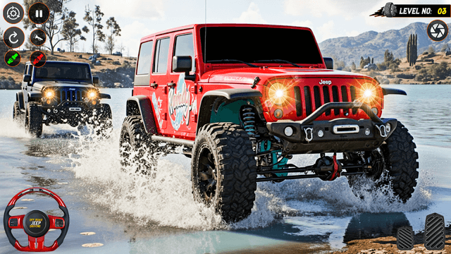 SUV Jeep 4x4 Offroad Games screenshot 1