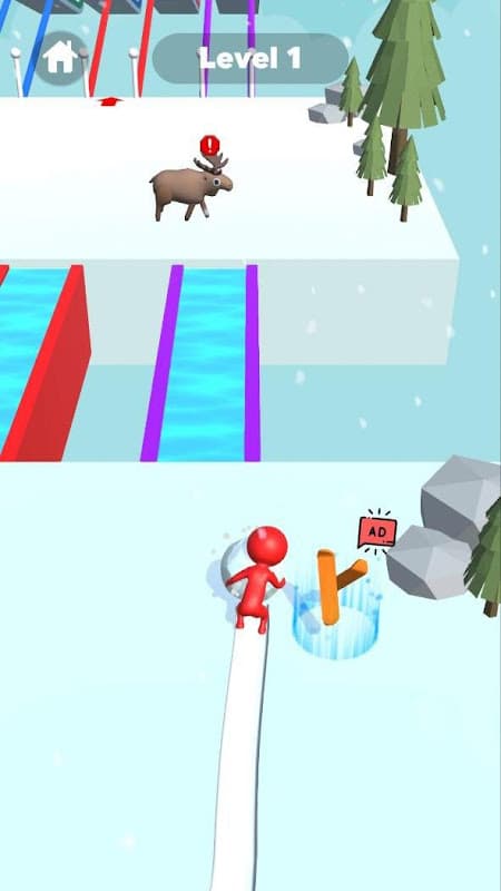 Snow Race 3D: Fun Ball Racing screenshot 5