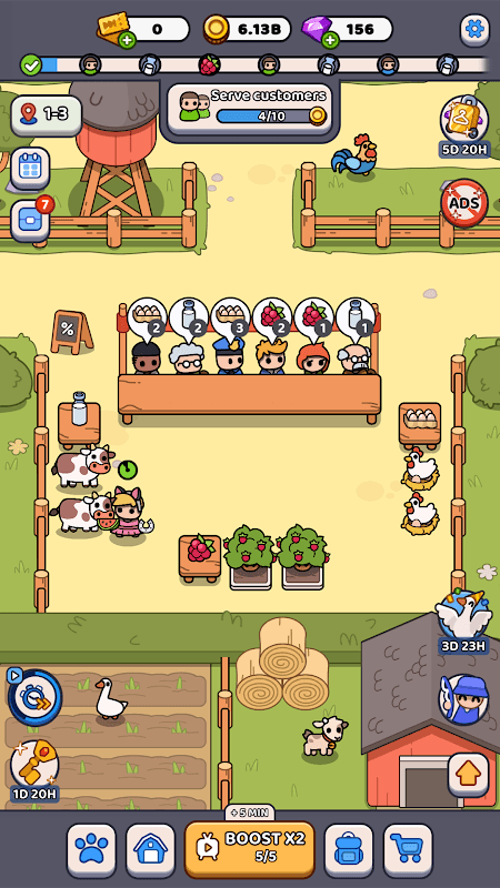 My Pocket Farm - Idle Farming screenshot 1