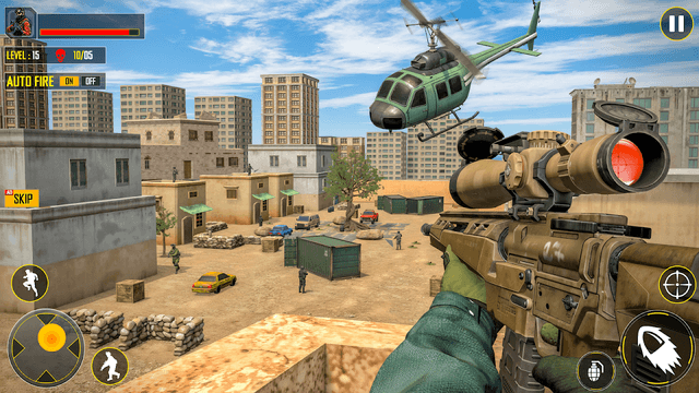Desert Missions Gun Fight 3D screenshot 1