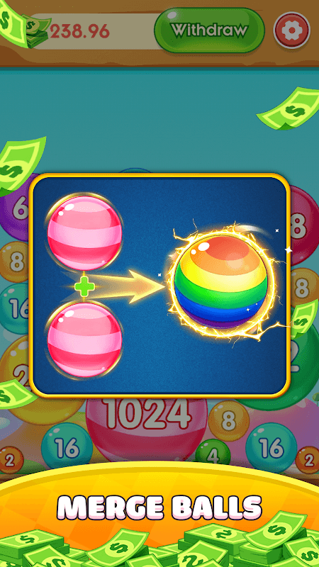 Amazing 2048 Merge:Real Money screenshot 3