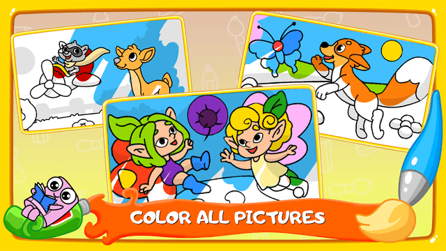 Colouring & drawing kids games screenshot 6