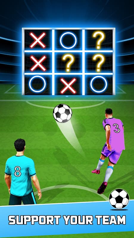 Tic Tac Toe- XOXO Football 3D screenshot 3