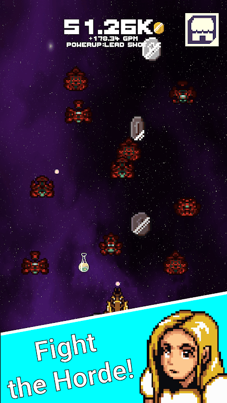 Idle Space Force Retro Clicker screenshot 1