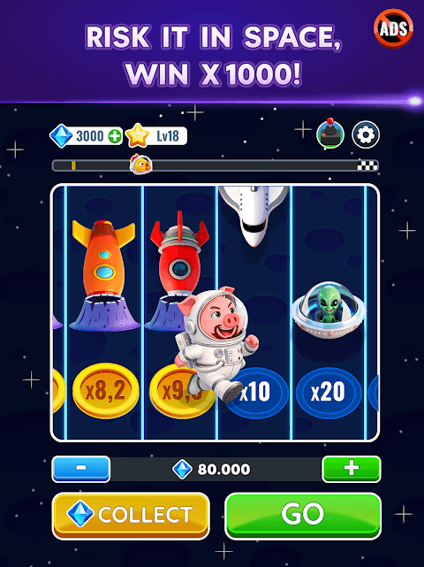 Piggy Cross - Space Cross 2 screenshot 6