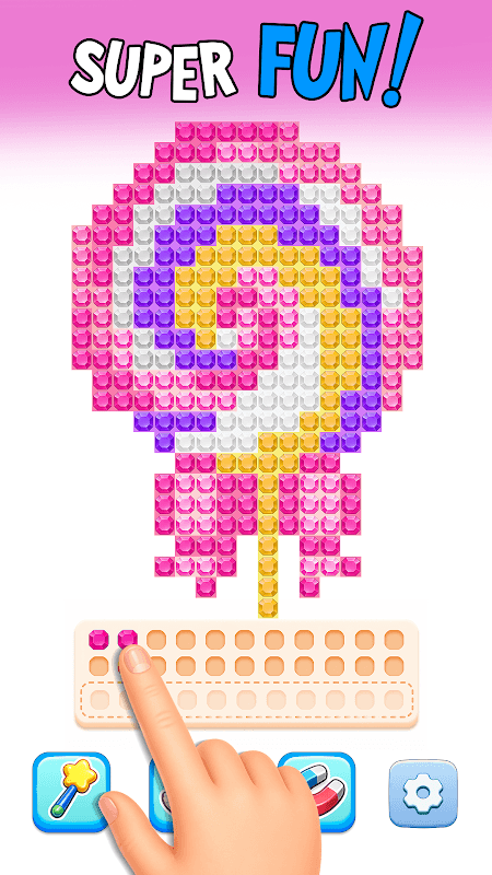 Glow Sort - Jewel Color Puzzle screenshot 3