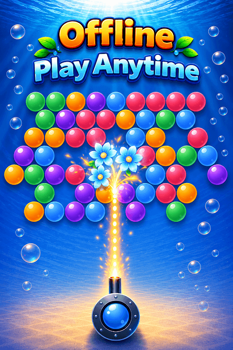 Bubble Shooter - Ocean Glow screenshot 5