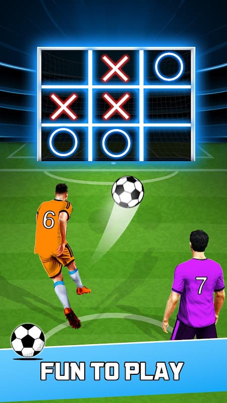 Tic Tac Toe- XOXO Football 3D screenshot 4