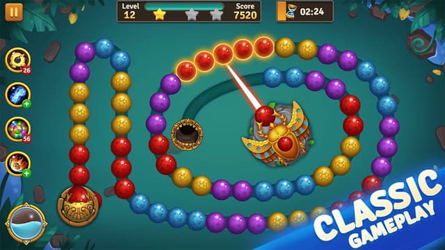 Jungle Marble Blast screenshot 1