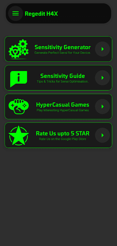 Regedit H4X Mod Menu Fire Ha screenshot 2