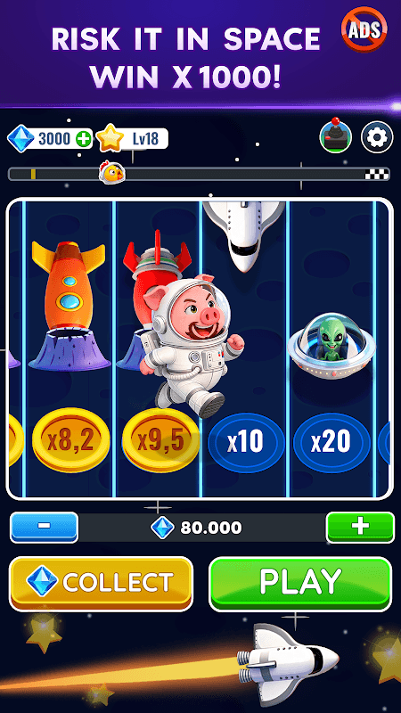 Piggy Cross - Space Cross 2 screenshot 2