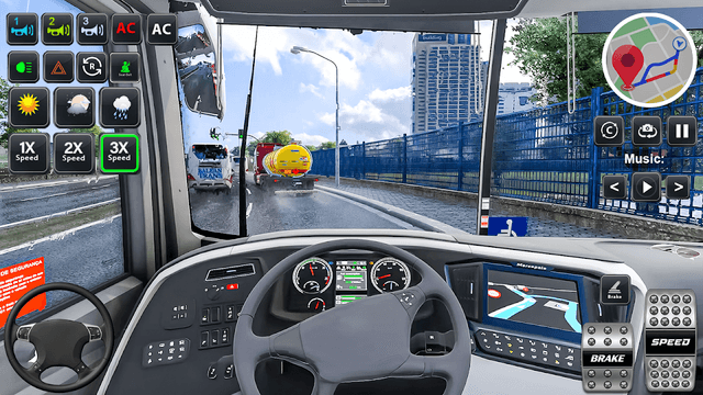 Modern Bus Driving 3D Game screenshot 5