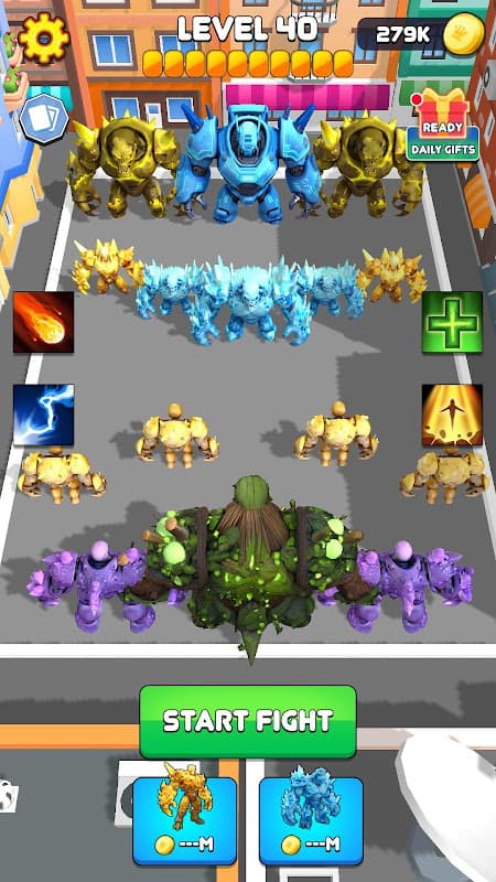 Crystal Zombie Element Battle screenshot 3
