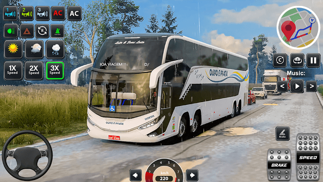 Modern Bus Driving 3D Game screenshot 6
