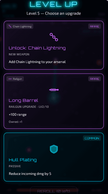Void Station Idle roguelike screenshot 2