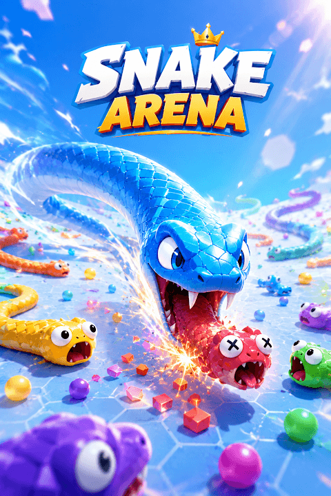 Snake Hero: Food Hunt Battle screenshot 1
