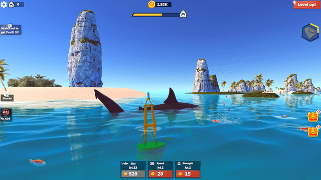 Idle Shark 2-Mega Tycoon Game screenshot 6