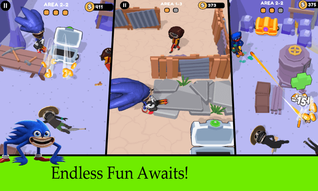 Monster Tapes Shinsonic game screenshot 1