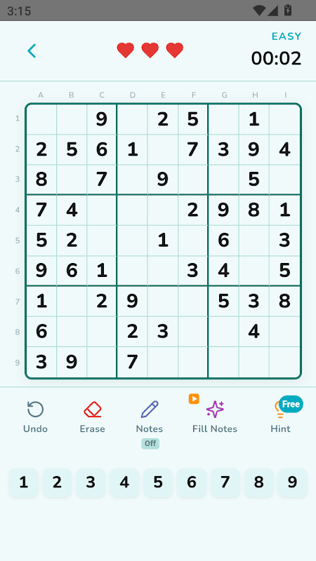 Sudoly - Sudoku friendly screenshot 2