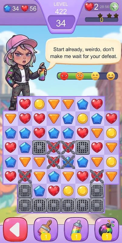 Grumpy Blast: Match 3 Puzzle screenshot 4