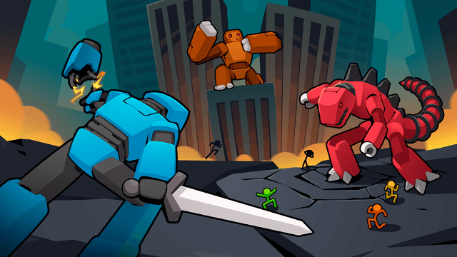MechaStick Fighter screenshot 1