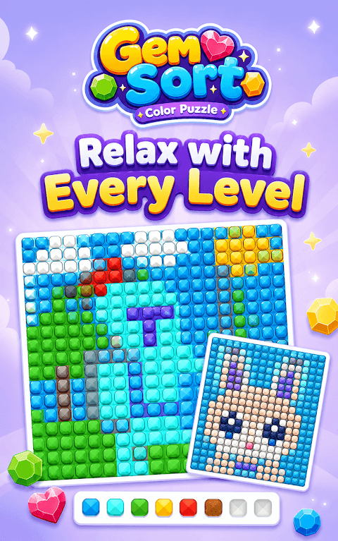 Gem Sort: Color Puzzle screenshot 6
